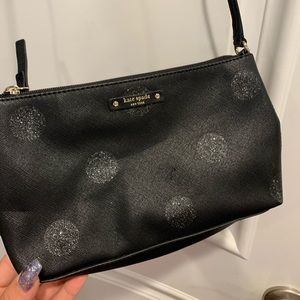 Kate Spade Black Polka Dot Crossbody bag